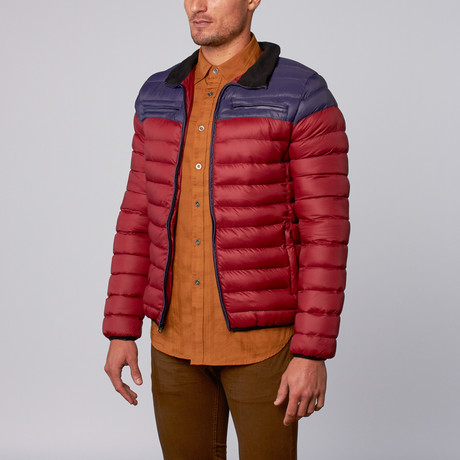 Hoyt Quilted Jacket // Burgundy (S)