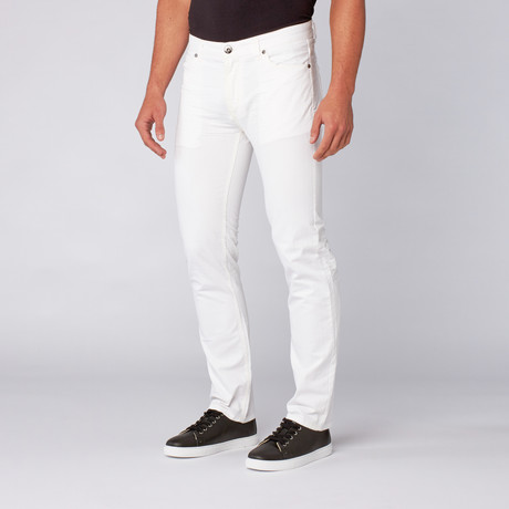 Owen Slim Straight 5-Pocket Jean // White (30WX32L)