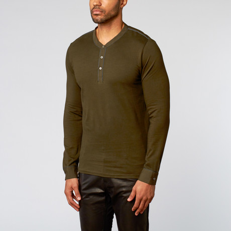 Tyson Shirt // Dark Khaki (S)