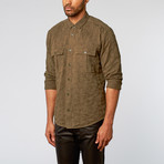 Serge Shirt // Dark Khaki (S)