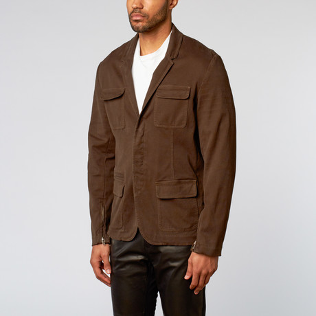 Bain Jacket // Dark Khaki (S)