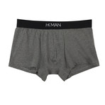 Vital Fit Trunk Brief // Charcoal Marle (S)
