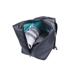 Shrine Overnight Duffel // Diamond Press (Black/Teal)