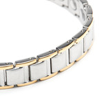 Two Tone Bracelet // Italian Design