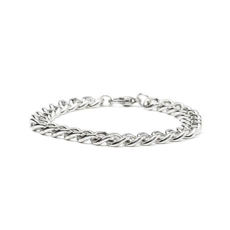 Stainless Steel Curb Bracelet