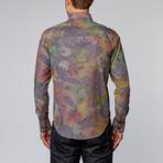 Pastel Geometric Button-Up // Lilac (2XL)