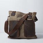 Double Pocket Tote (Khaki)