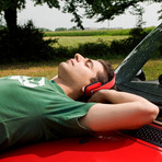 URBN Premium Bluetooth Headphones // Candy Apple Red