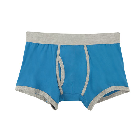 Cotton Low-Rise Trunk // Swedish Blue (S)