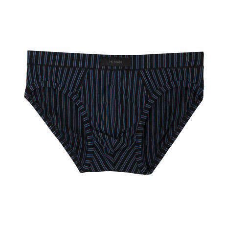 High Tech Cotton Brief // Black + Scarlet Sage (S)