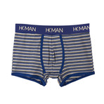 Bold Stripe Trunk  // Paloma + Blue + Peacoat (S)