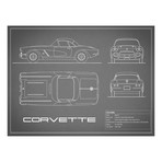 Corvette 33BHP // Grey (Print // 18"W x 24"H x .01"D)