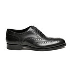 Leather Wing Cap Oxford // Black (Euro: 41)