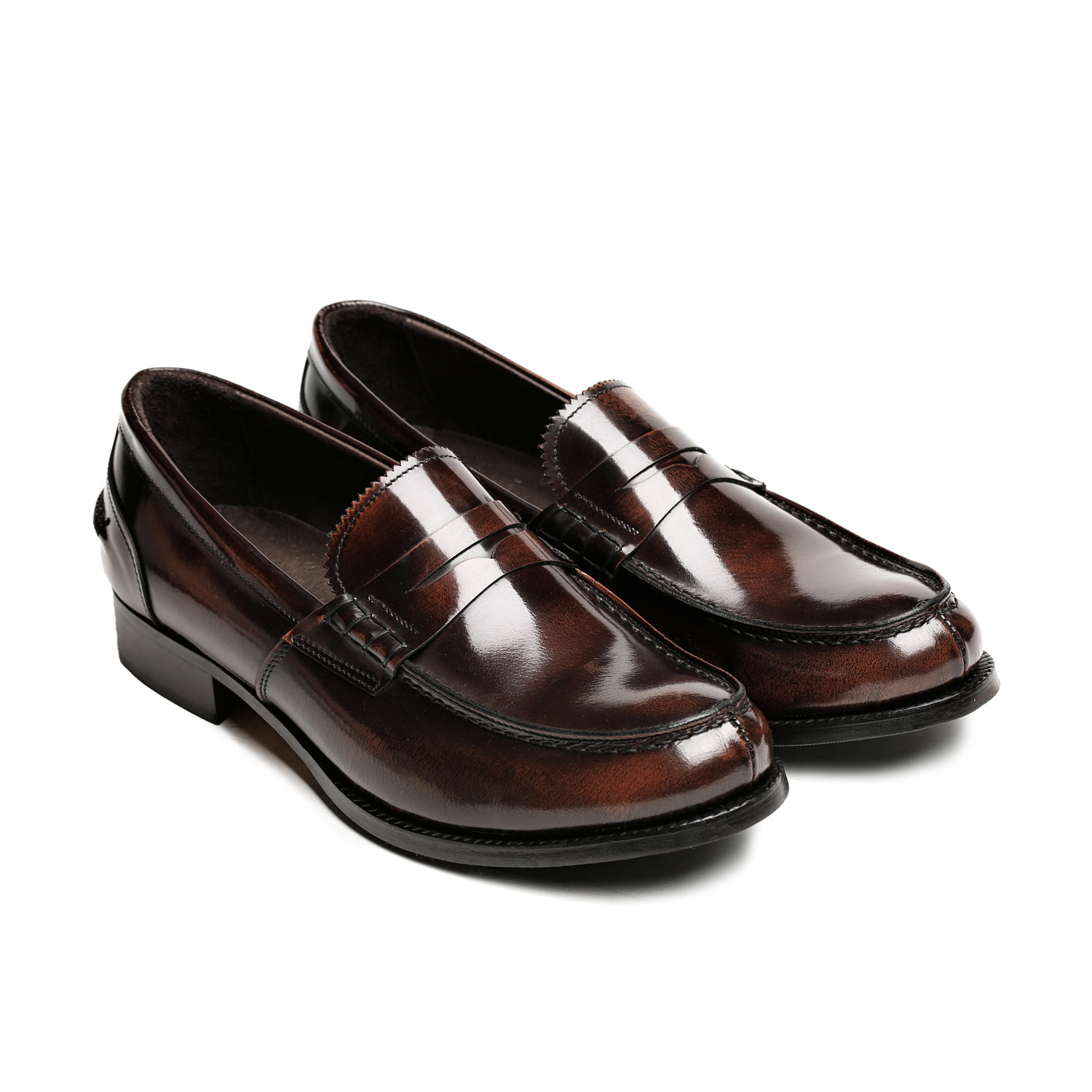 British Passport Shoes // Classic Penny Loafer // Brown (Euro: 40 ...