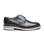 Plain Derby // Perforated Navy (Euro: 43)