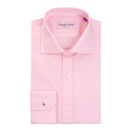 Bowery Button-Up Shirt // Pink Micro Check (US: 15.5R)