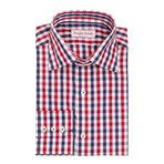 Allen Button-Up Shirt // Blue + Red + White Checks (US: 16R)