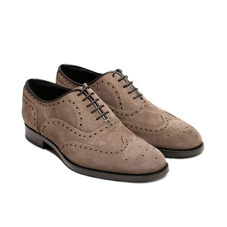Wing Cap Oxford // Taupe (Euro: 40)