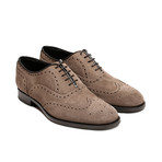 Wing Cap Oxford // Taupe (Euro: 41)