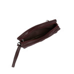 Vintage Leather Carry Bag // Burgundy