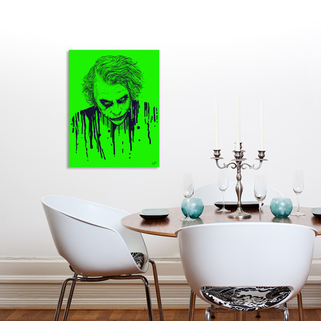 The Joker (16"W x 20"H x 1.5"D // Stretched Canvas)
