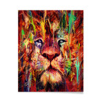 Lion I (16"W x 20"H x 1.5"D // Canvas)