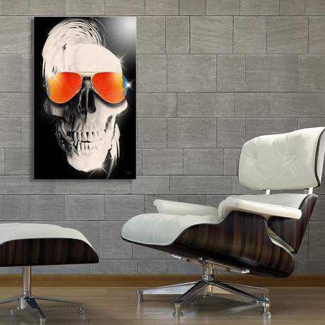 Summer Skull // Aluminum Print (24"W x 16"H x 0.2"D)