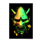 Hannya Mask // Aluminum Print (24"W x 16"H x 0.2"D)