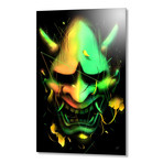 Hannya Mask // Aluminum Print (24"W x 16"H x 0.2"D)