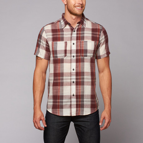 Walker Button-Up // Burgundy (S)