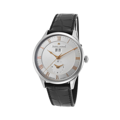Maurice Lacroix Masterpiece Dual Time Automatic // MP6707-SS001-111