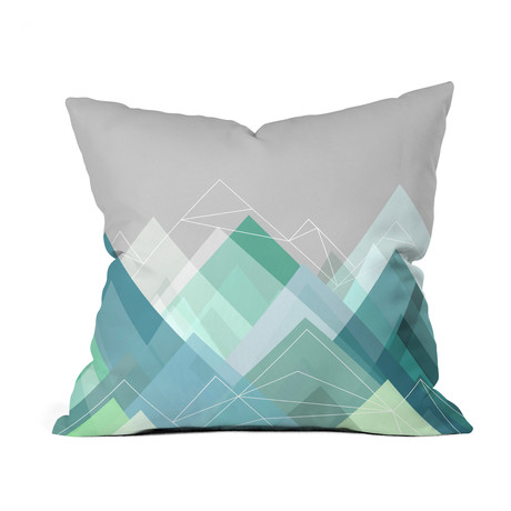 Graphic 107 Y // Throw Pillow (18" x 18")