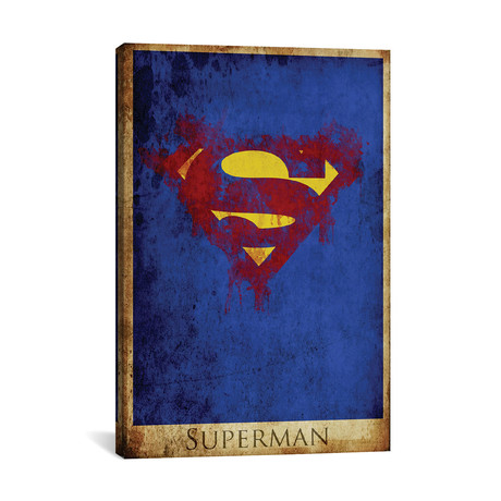 Superman Logo (18"W x 26"H x 0.75"D)