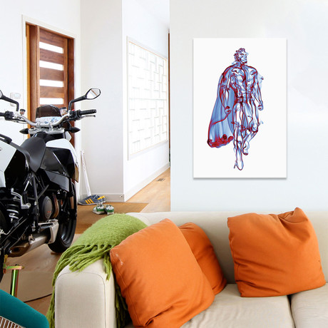 Superman // Octavian Mielu (18"W x 26"H x 0.75"D)