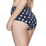 Dotty Play Retro Brief // Dark Ink Dot (XS)