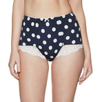 Dotty Play Retro Brief // Dark Ink Dot (S)