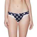 Dotty Play Thong // Dark Ink Dot (S)