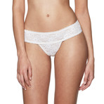 Fanciful Thong // Calla White (XS)