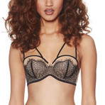 Heart's Desire Strapless Bra // Black Orchid (32D)