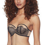 Heart's Desire Strapless Bra // Black Orchid (32DD)