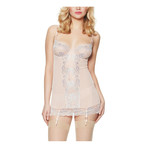 True Bliss Demi Chemise Set // Peach Rose (M)