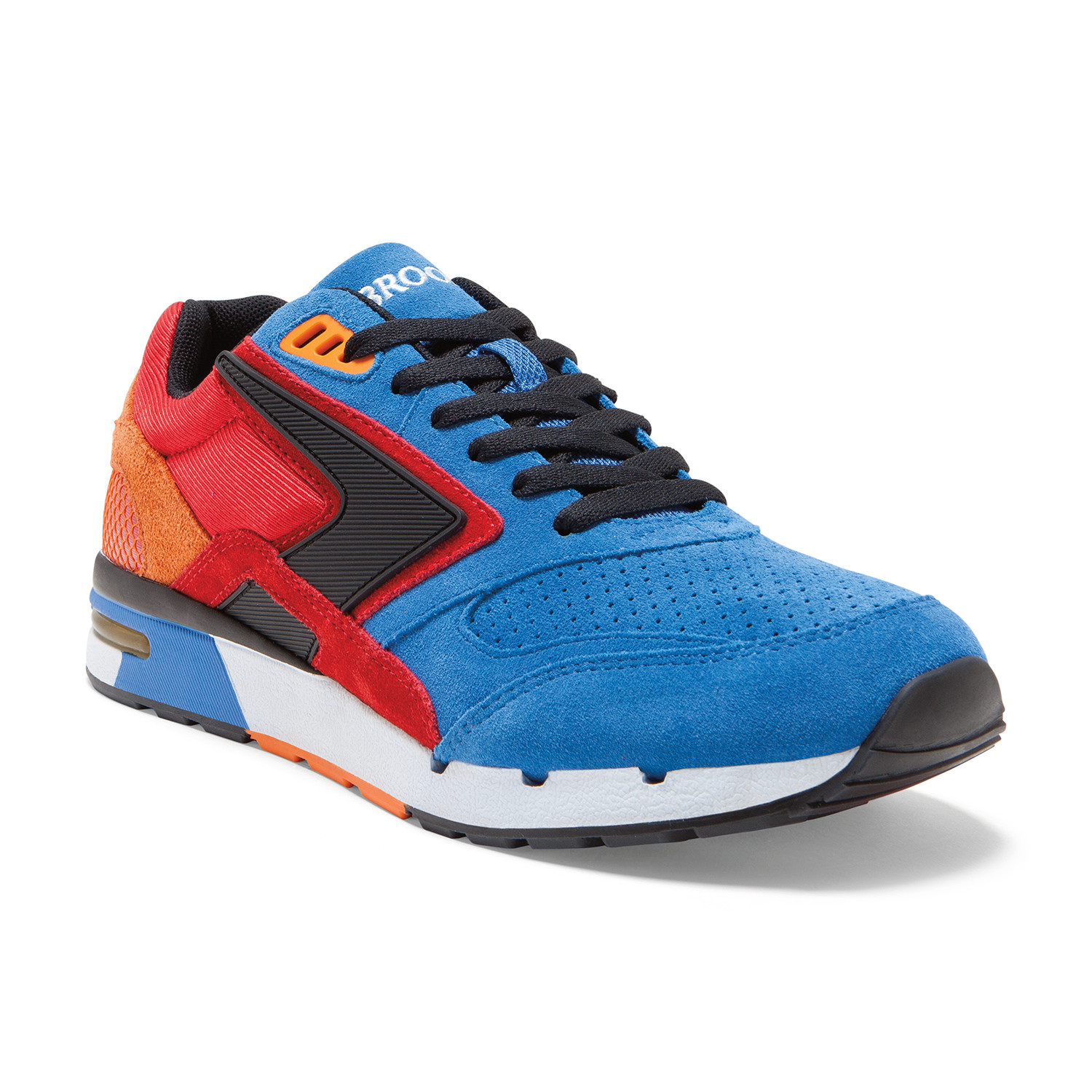 Brooks // Fusion // Strong Blue + High Risk Red + Orange (US: 13 ...
