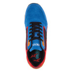 Brooks // Fusion // Strong Blue + High Risk Red + Orange (US: 13)