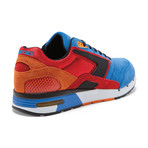 Brooks // Fusion // Strong Blue + High Risk Red + Orange (US: 13)