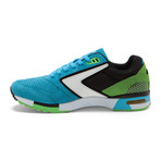 Fusion // Cyan Blue + Black + Green Flash (US: 10.5)