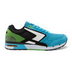 Fusion // Cyan Blue + Black + Green Flash (US: 10.5)