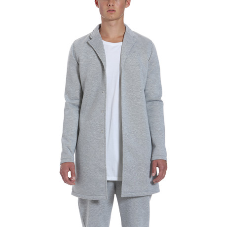 Tech Fleece Long Coat // Light Heather Grey (S)