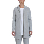 Tech Fleece Long Coat // Light Heather Grey (M)