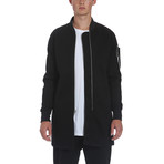 Elongated MA-1 Bomber // Black (XL)