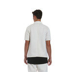 Short Sleeve MA-1 Bomber // White (L)